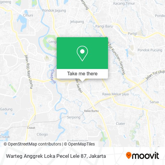 Warteg Anggrek Loka Pecel Lele 87 map