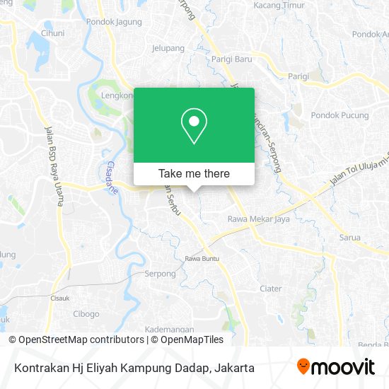 Kontrakan Hj Eliyah Kampung Dadap map