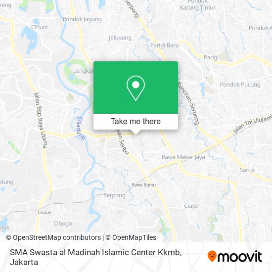SMA Swasta al Madinah Islamic Center Kkmb map