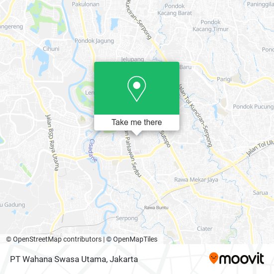 PT Wahana Swasa Utama map