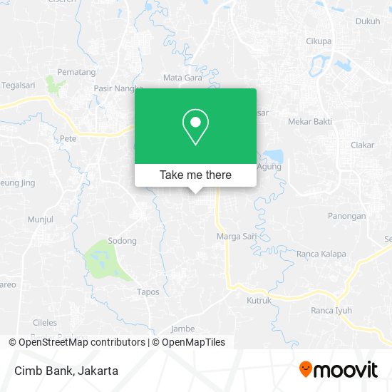 Cimb Bank map