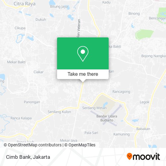 Cimb Bank map