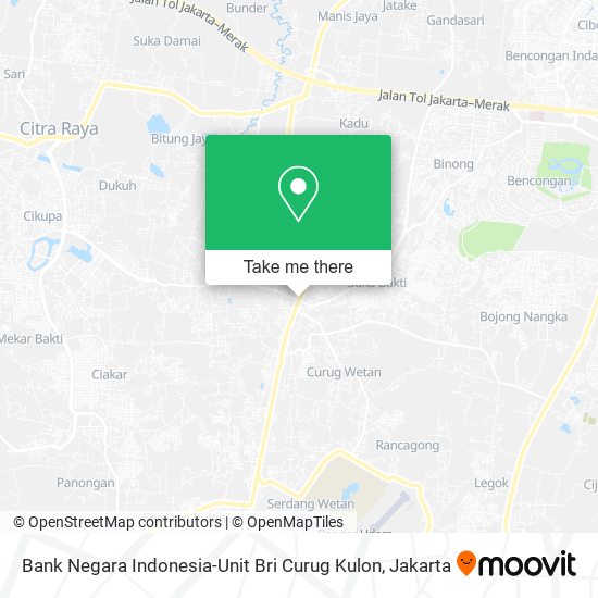 Bank Negara Indonesia-Unit Bri Curug Kulon map