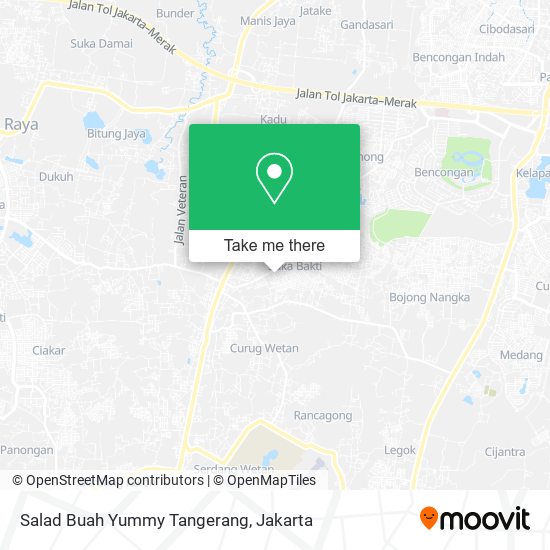 Salad Buah Yummy Tangerang map