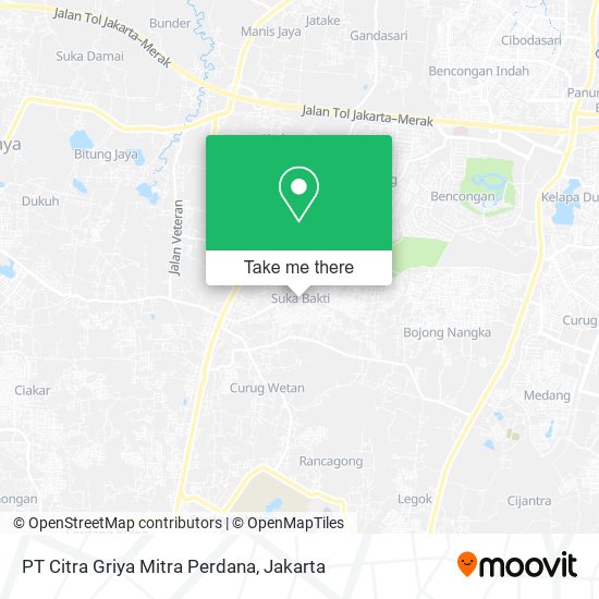 PT Citra Griya Mitra Perdana map