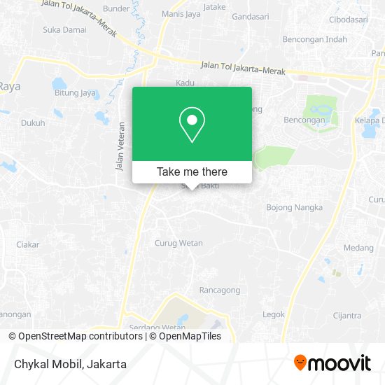 Chykal Mobil map