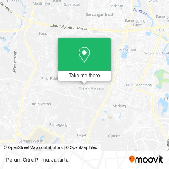 Perum Citra Prima map