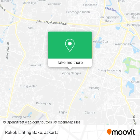 Rokok Linting Bako map