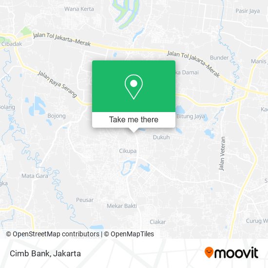 Cimb Bank map