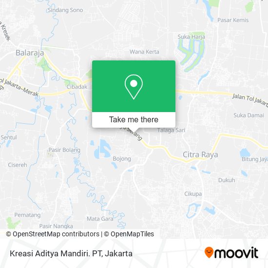 Kreasi Aditya Mandiri. PT map