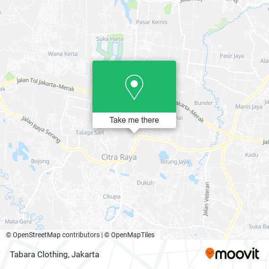 Tabara Clothing map