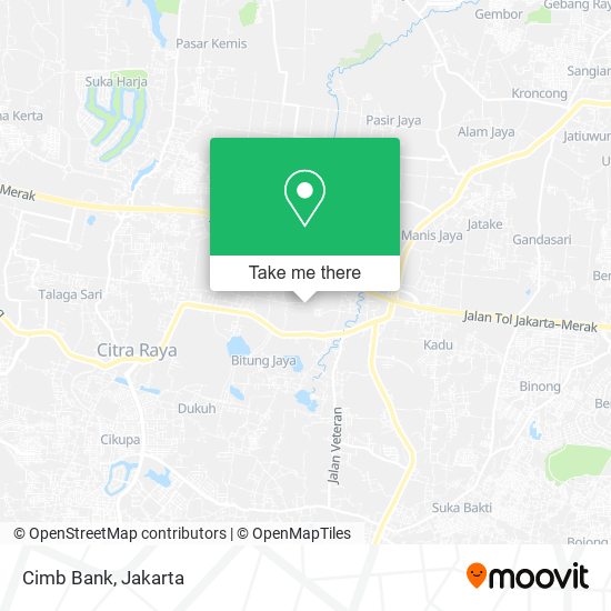 Cimb Bank map