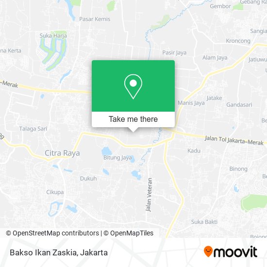 Bakso Ikan Zaskia map