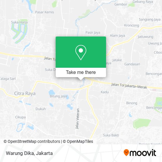 Warung Dika map