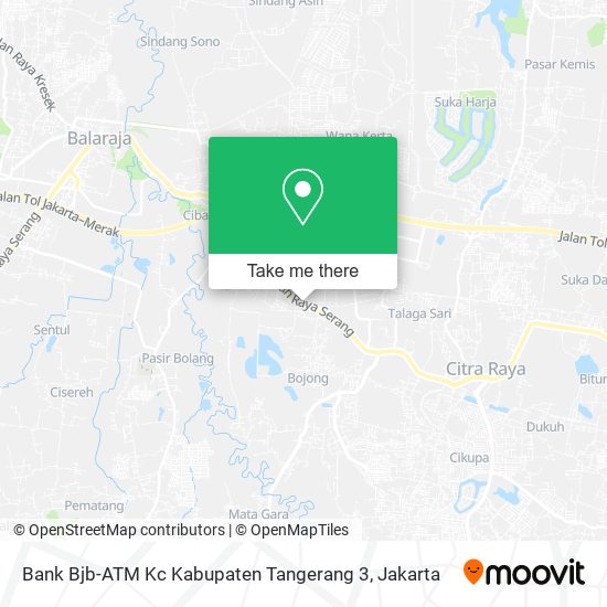 Bank Bjb-ATM Kc Kabupaten Tangerang 3 map