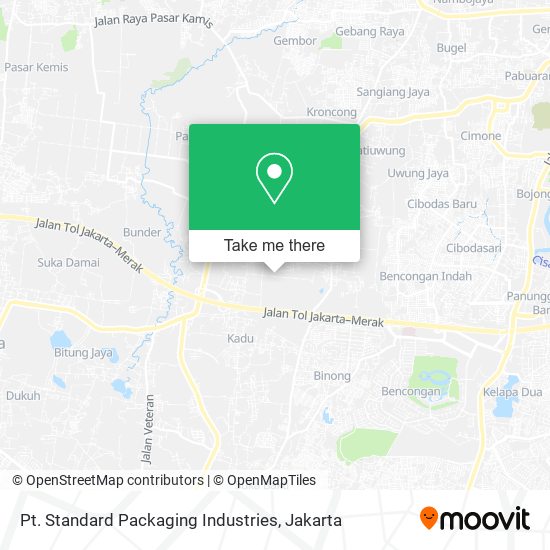 Pt. Standard Packaging Industries map