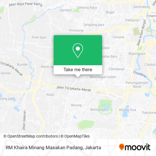 RM Khaira Minang Masakan Padang map