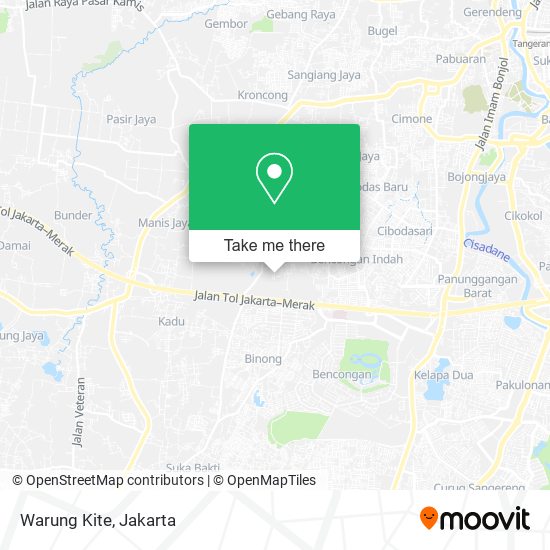 Warung Kite map