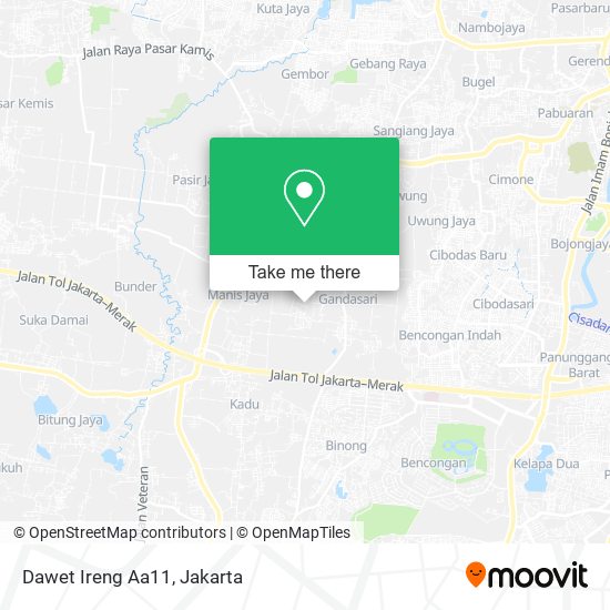 Dawet Ireng Aa11 map