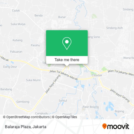 Balaraja Plaza map