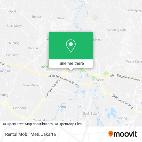 Rental Mobil Meti map