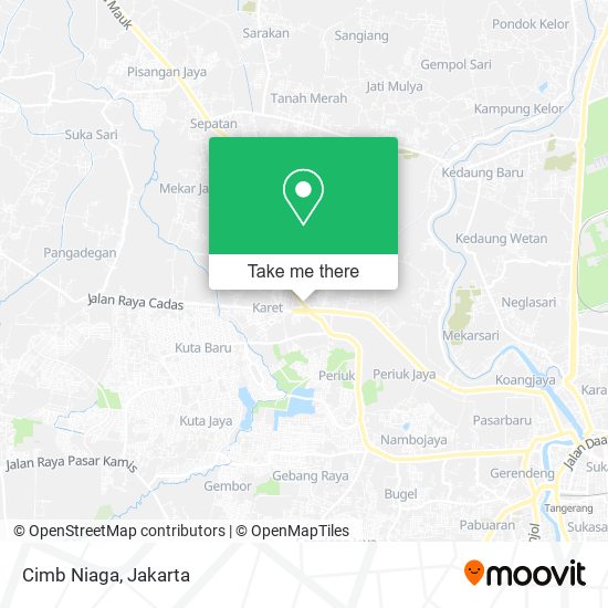 Cimb Niaga map