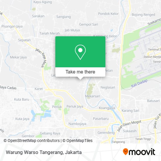 Warung Warso Tangerang map