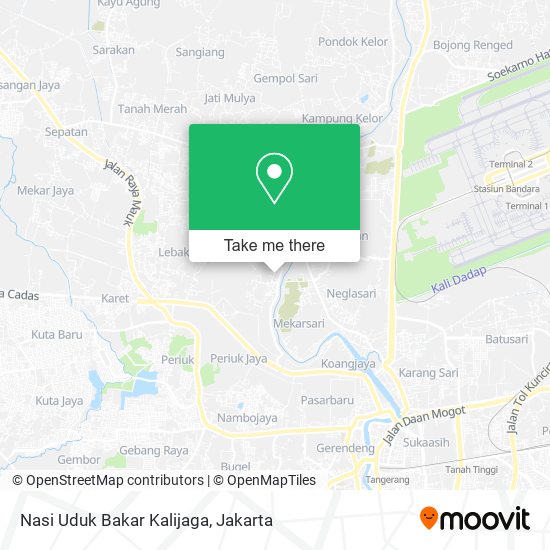 Nasi Uduk Bakar Kalijaga map