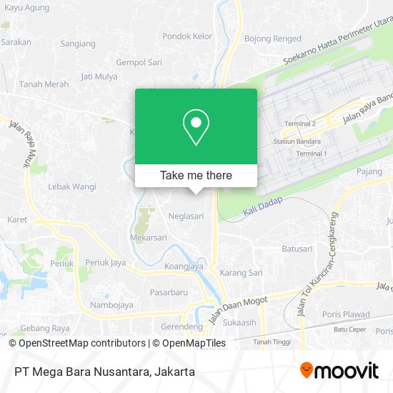 PT Mega Bara Nusantara map
