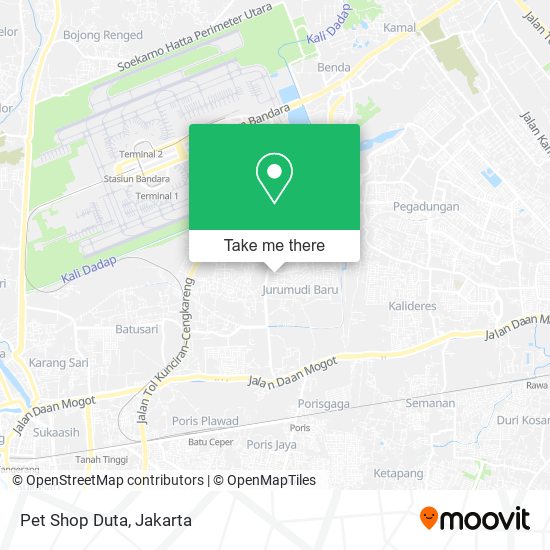 Pet Shop Duta map
