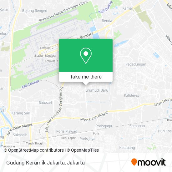 Gudang Keramik Jakarta map