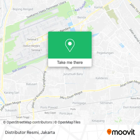 Distributor Resmi map