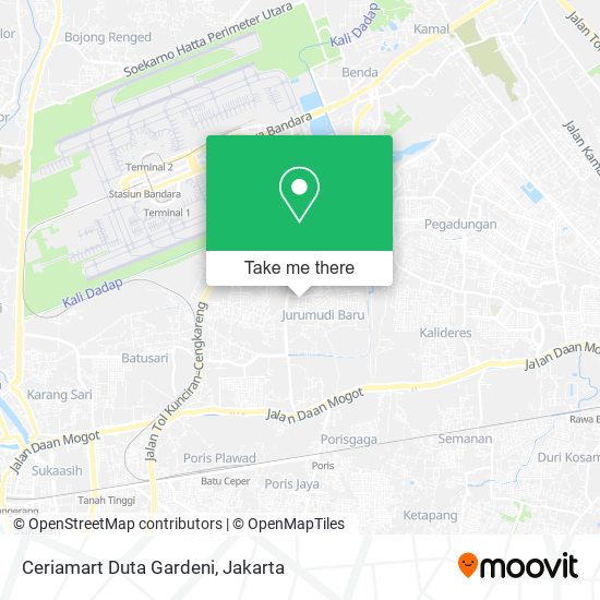 Ceriamart Duta Gardeni map