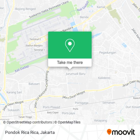 Pondok Rica Rica map