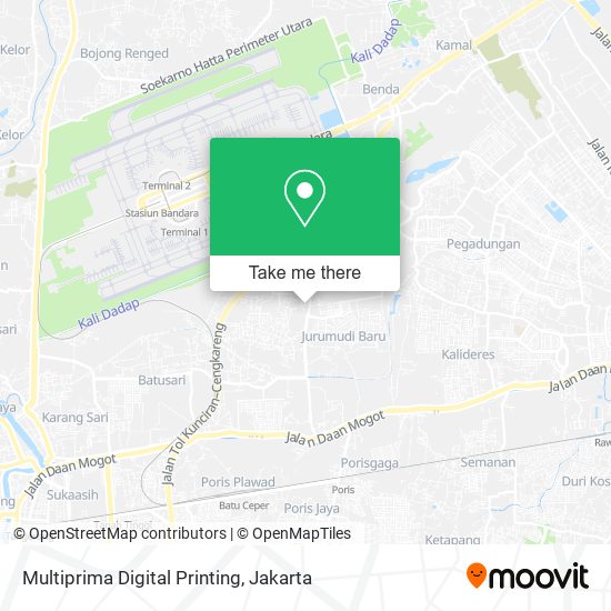 Multiprima Digital Printing map