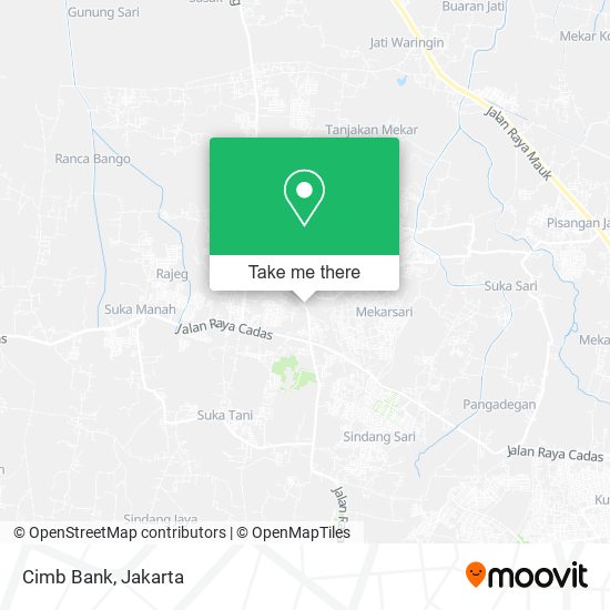 Cimb Bank map