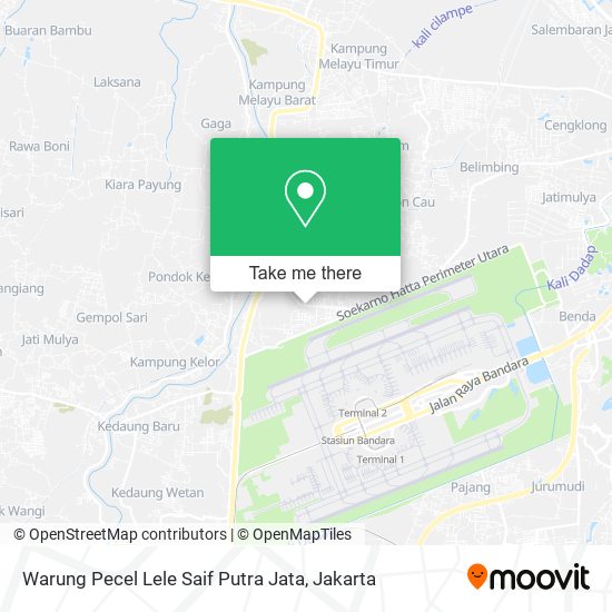 Warung Pecel Lele Saif Putra Jata map