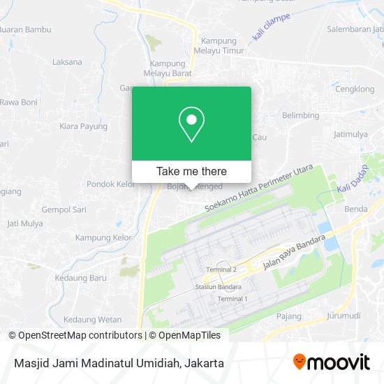 Masjid Jami Madinatul Umidiah map