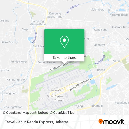 Travel Janur Renda Express map