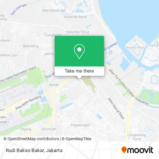 Rudi Bakso Bakar map