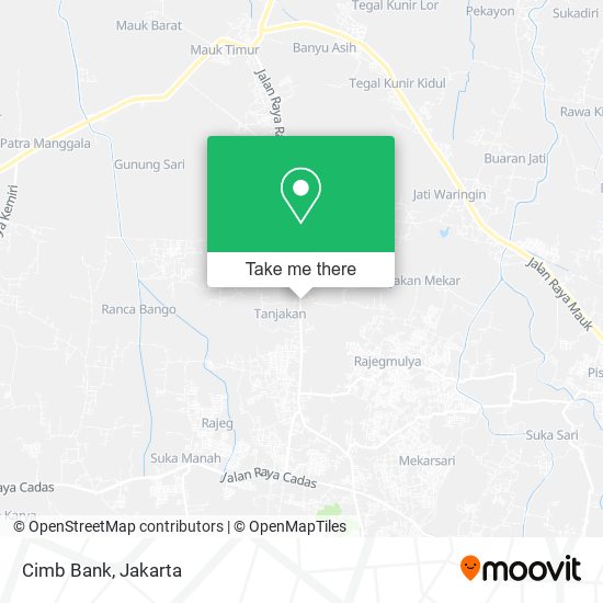 Cimb Bank map