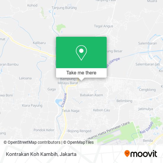 Kontrakan Koh Kambih map