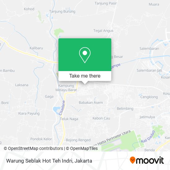 Warung Seblak Hot Teh Indri map
