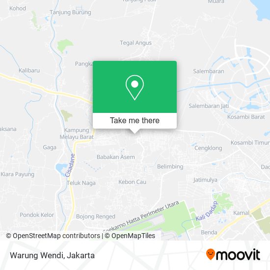 Warung Wendi map