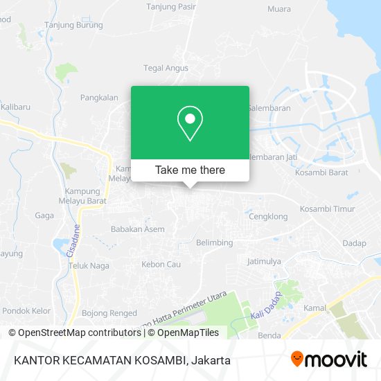 KANTOR KECAMATAN KOSAMBI map