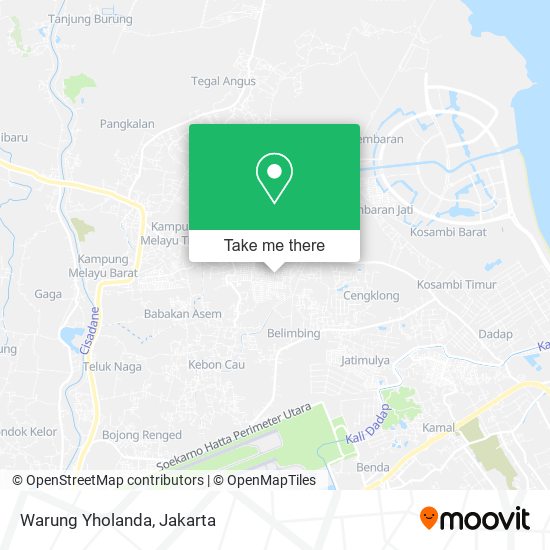 Warung Yholanda map