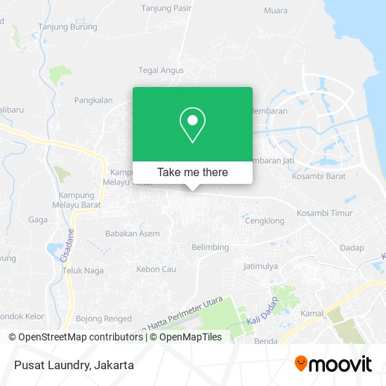 Pusat Laundry map