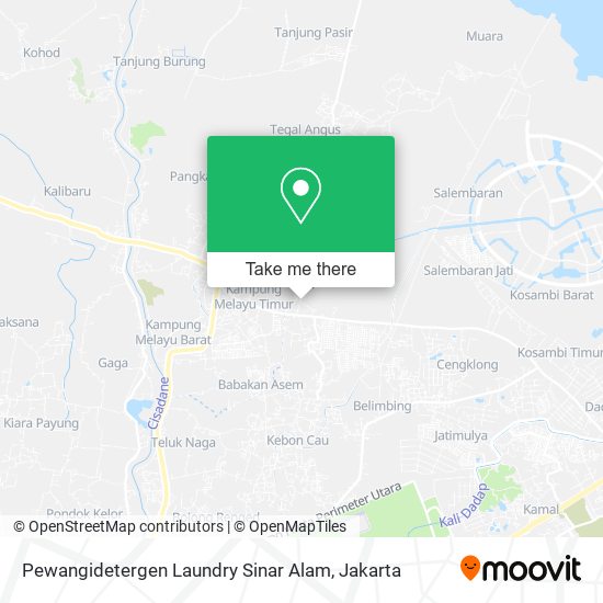 Pewangidetergen Laundry Sinar Alam map