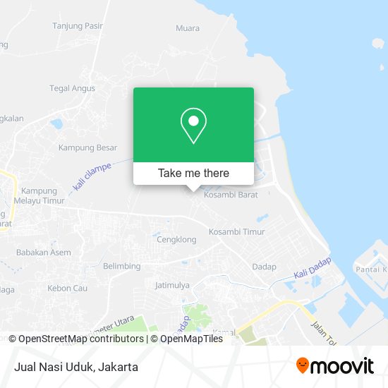 Jual Nasi Uduk map