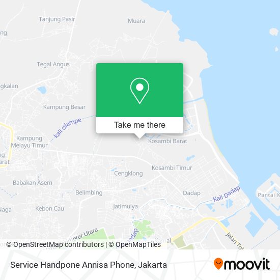 Service Handpone Annisa Phone map